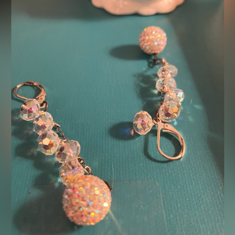 Elegant Swarovski Crystal Drop Earrings - Picture 10 of 15